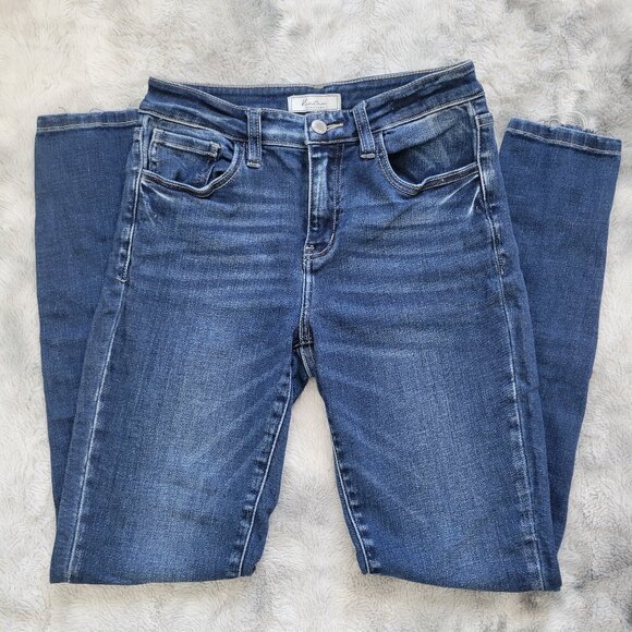 EUC KanCan Signature Estilo Mid-Rise Stretch Skinny Denim Jeans Women's 26 - Picture 1 of 8